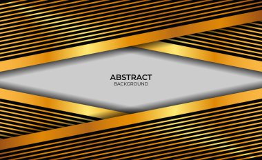 Siyah ve Altın Lüks Arkaplan Tasarımı