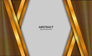 Tasarım Arkaplan Lüks Siyah ve Altın