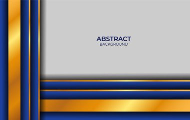 Arkaplan Lüks Mavi ve Altın Tasarım