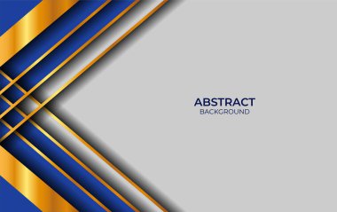 Lüks Tasarım Mavi ve Altın Arkaplan