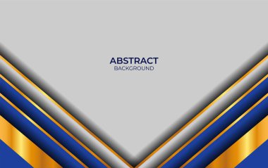 Lüks Tasarım Arkaplan Mavi ve Altın