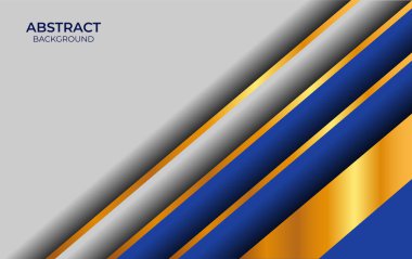 Lüks Tasarım Mavi ve Altın Arkaplan