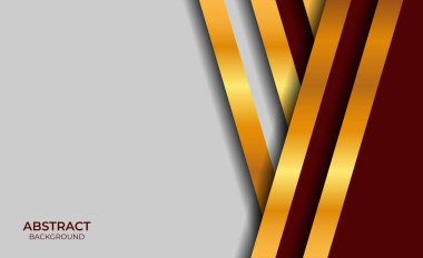 Arkaplan Tasarımı Lüks Kırmızı ve Altın 