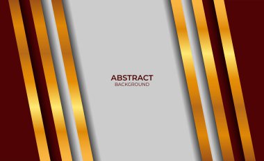 Lüks Kırmızı ve Altın Tasarım Arkaplanı