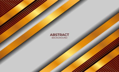 Lüks Tasarım Kırmızı ve Altın Tarzı