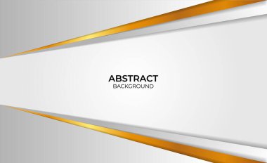 Geometrik tasarım altın ve gri arkaplan