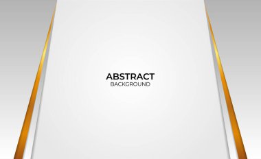 Zarif geometrik altın ve gri arkaplan