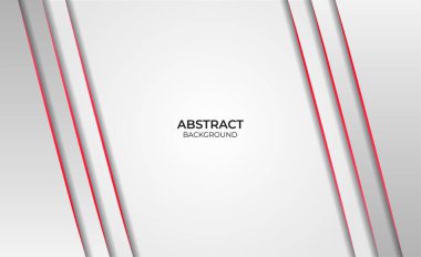 Arkaplan Soyut Tasarımı Kırmızı ve Beyaz