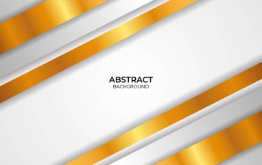 Özgeçmiş Beyaz ve Altın Arkaplan