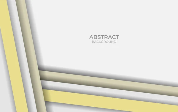 Háttér Fehér Design Luxury Papercut — Stock Vector
