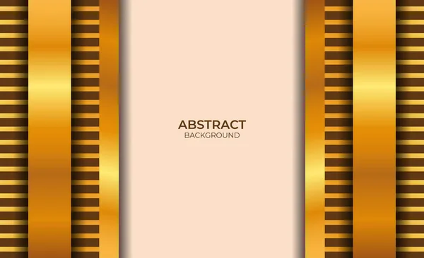Абстрактный Дизайн Коричневого Золотого Цветов — стоковый вектор