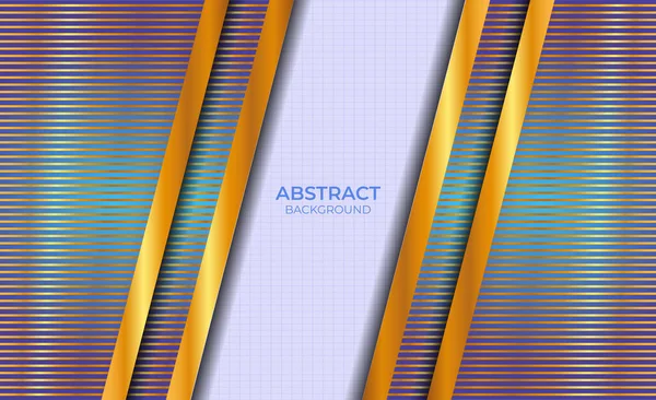 Design Hintergrund Abstraktes Blau Und Gold — Stockvektor