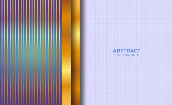 Abstraktní Pozadí Modrý Zlatý Design — Stockový vektor