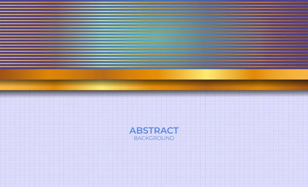 Fundo Abstrato Azul Design Ouro — Vetor de Stock