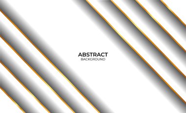 Lüks Arkaplan Beyaz ve Altın 