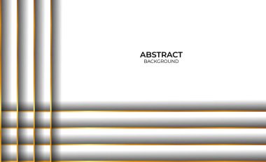 Lüks Tasarım Beyaz ve Altın Arkaplan