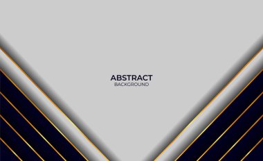 Tasarım Lüksü Koyu Mavi ve Glod Arkaplan