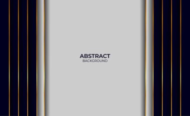 Koyu Mavi ve Glod Arkaplan Tasarımı