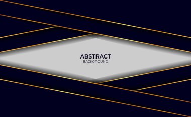 Arkaplan Tasarımı Lüks Altın ve Mavi Tasarım
