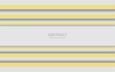Soyut Arkaplan Beyaz ve Sarı Tasarım