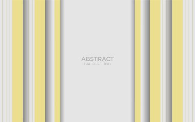 Beyaz ve Sarı Soyut Tasarım Arkaplanı