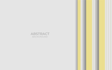 Beyaz ve Sarı Soyut Arkaplan