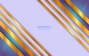 Soyut Mavi ve Altın Arkaplan Tasarımı