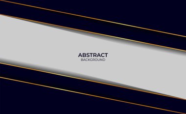 Şık Tasarım Altın ve Mavi Arkaplan