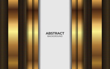 Altın ve Siyah Lüks Tasarım Arkaplanı