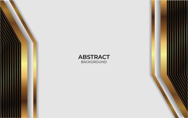 Lüks Altın Biçim Arkaplan Tasarımı