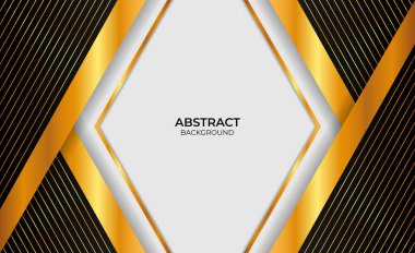 Arkaplan Altın ve Siyah Tasarım