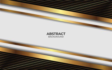 Sunum arka planı lüks altın tasarımı