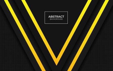 Tasarım sunumu Arkaplan sarı ve siyah