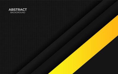 Arkaplan sunumu sarı ve siyah tasarım