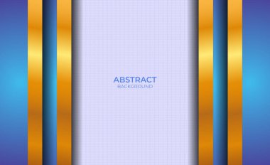 Arkaplan Mavi ve Altın Soyut Sunum