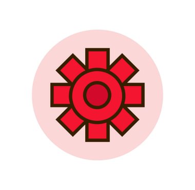 konum simgesi kırmızı renk tasarımı