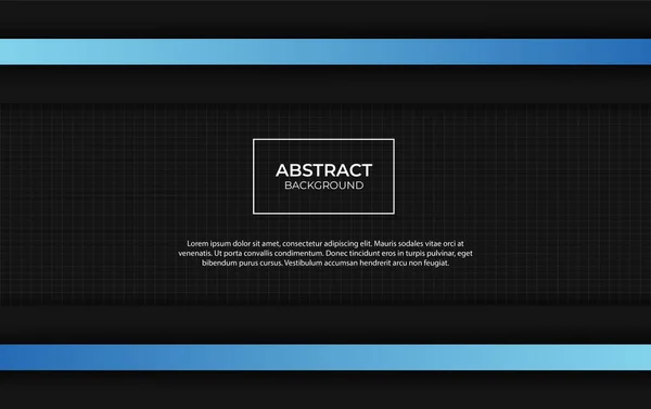Design Abstrait Moderne Fond Bleu Noir — Image vectorielle