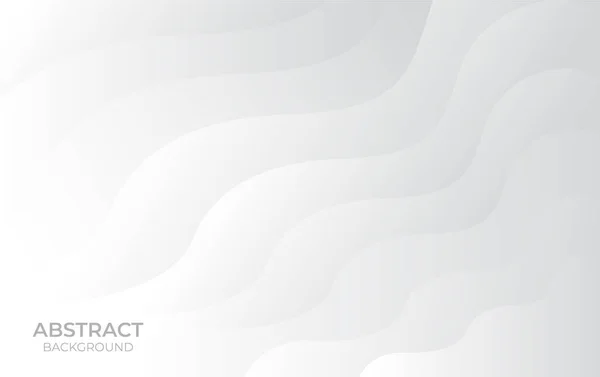 Fond Blanc Gris Dégradé Courbe Couleur Abstrait — Image vectorielle