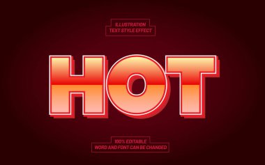 Sıcak Metin Efekti Biçimi, Düzenlenebilir Tasarım