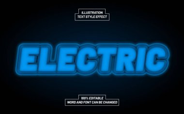 Elektrik Kalın Metin Biçimi Efekti