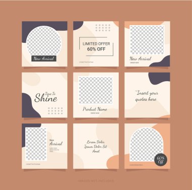 Bulmaca Instagram Sosyal Medya Şablonu GönderiName