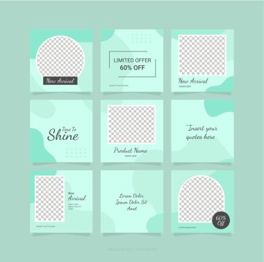 Bulmaca Instagram Şablonu Sosyal Ortam Gönderi