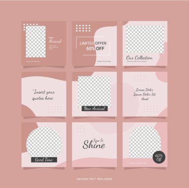 Şablon Bulmaca Moda Kadınları Instagram 'ı Besliyor