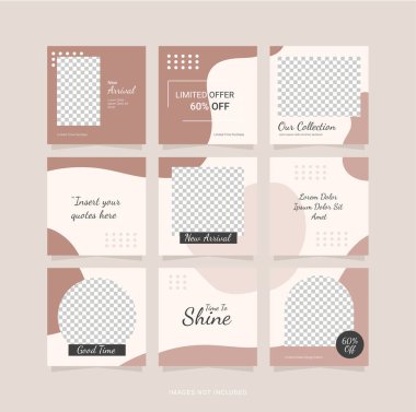 Instagram Bulmaca Sonrası Moda Kadınları Şablonu