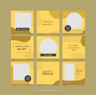 Şablon Moda Kadınları Bulmaca Tasarımı