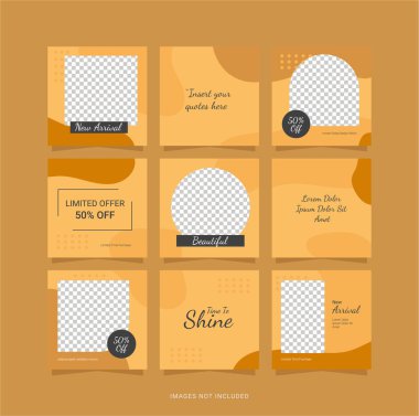 Moda Kadınları Yapboz Tasarımı Şablonu