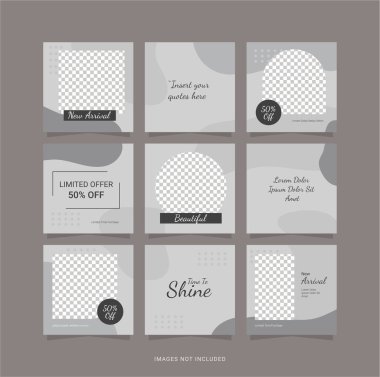 Şablon Tasarımı Yapboz Sonrası Moda Kadınları