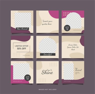 Besleme Tasarımı Şablonu Moda Kadınları Bulmacası