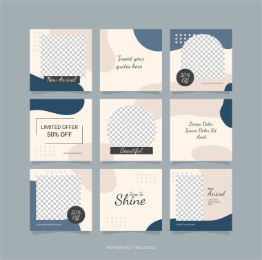 Şablon Tasarım Moda Kadınları Bulmaca Besleme