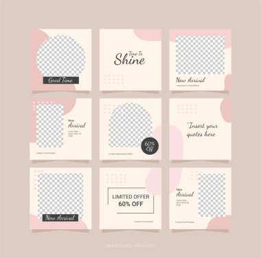 Şablon Bulmaca Tasarımı Sosyal Ortam Gönderisi